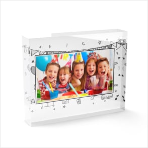 Acrylic Photo Block for Birthday