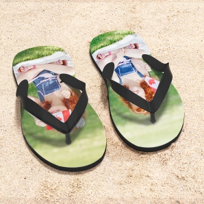 Custom Flip Flops Canada Flag