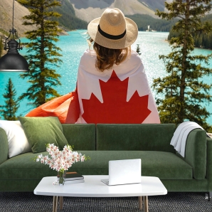 Custom Wall Murals Canada Flag