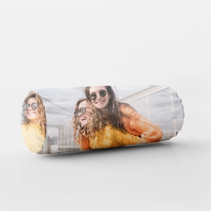 Friends Photo on Bolster Pillow