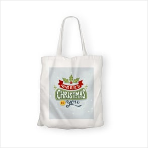 Christmas Printed Tote Bags