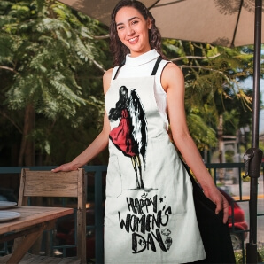 Custom Aprons for International Womens Day Sale Canada