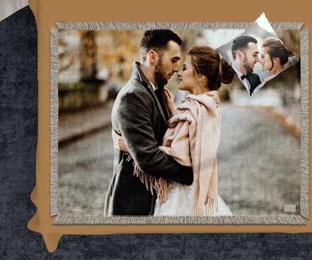 Design your Custom Woven Photo Blanket